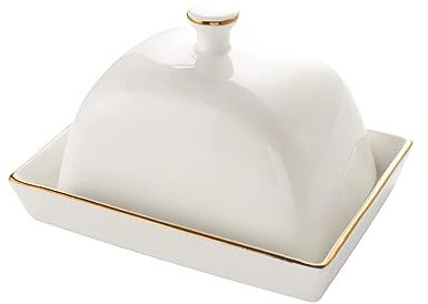 NTIYOU Burriere Portaburro Contenitore for Formaggi Piatto for Formaggi Contenitore for custodire Vassoio Burriera con Coperchio Scatole for Formaggi in Ceramica Accessorio da Cucina