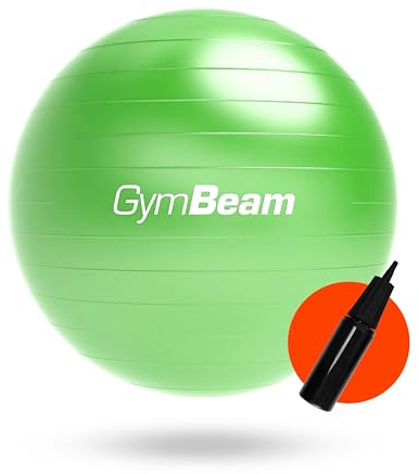 GymBeam Gymnastikball 65 cm - Inkl. Pumpe, verbessert Stabilität und Körperkontrolle, lindert Rückenschmerzen, geeignet für Kräftigungsübungen und Prävention von Rückenschmerzen