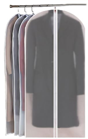 Dress Covers Garment Bags Women Robe Bridal Formal Gowns Protector Zipper Dust-Proof Folding Organizer Extra Xlarge 4 Pcs