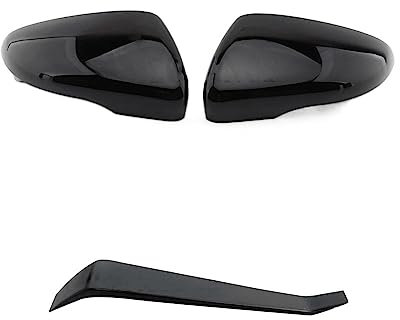 DYOG Außenspiegel Spiegelkappen Seitliche Rückspiegel-Abdeckkappe Für Golf 6 Für MK6 GTI 2009–2014, Verkleidungshalter, Flügel-Rückspiegel-Gehäuseabdeckung Auto Rückspiegel Kappe Abdeckung