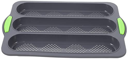 ABOOFAN Brotform Mit Drei Schlitzen Silikonformen Pfannenwender Bäckerei Silikonform Brotschimmel Multifunktions-silikonform Antihaft-silikonform Bäckerei Brotform Ofen Backform Kieselgel