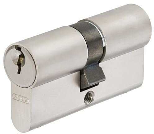 ABUS Doppelzylinder A93NP 28 x 32 mm, N+GF, Nickel Pearl, verschiedenschließend, Metall, Doppelzylinder, Schloss