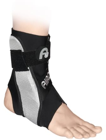 Aircast A60 Sprunggelenkorthese – Umknickschutz beim Sport – Individuell einstellbare Knöchelstütze (links, S)