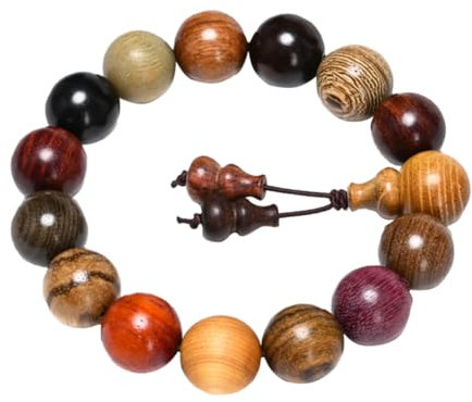 SAFIGLE Schönes Holzarmband mit Buddha Perlen Stylisches Pärchenarmband für Damen und Herren