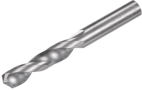sourcing map Broca de carburo sólido, 6,1 mm, YG6X/C3, micrograno de carburo de tungsteno, brocas helicoidales Jobber, vástago recto para perforar acero inoxidable, aluminio, metal y plástico