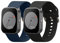 kwmobile 2X Sportarmband kompatibel mit CMF by Nothing Watch Pro (D395) Armband - Fitnesstracker Band Set aus TPU Silikon