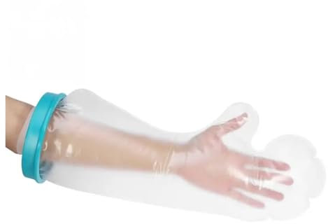 HWJFDC Funda Escayola Pierna Vendaje de Yeso Ajustable Impermeable Protector de heridas Fractura Brazo Pierna pie Rodilla Cubierta Ducha niños Rodilla Terapia Protector(Children Arm)
