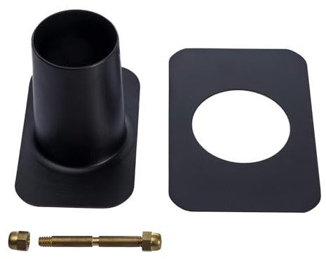 GMBYLBY Adattatore per grondaia a catena per pioggia, in acciaio inox, nero, con struttura a catena per grondaia, integrazione per esterni