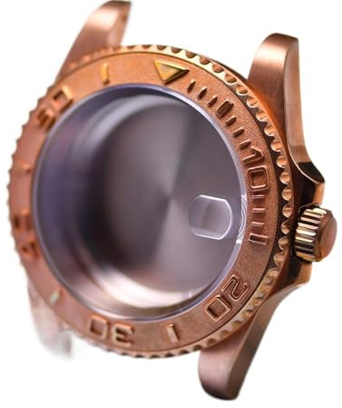 XTINKOPW 1pc Submarine Uhr CUSN8 Bronze Uhr for NH35A/NH36A Automatische Bewegung Wasser 200Resist Uhr Retro Ghost Case(Polished)