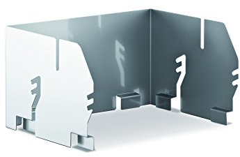 THÜROS Aufsatz Windansteckblech für THÜROS T1 Tischgrill - Grillfläche: 30x30 cm