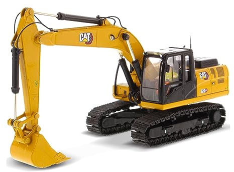 Diecast Masters Cat 320 GX Hydraulikbagger 1:50 | In Blechdose, detailgetreuer CAT Bagger, ab 14 Jahren, für Sammler geeignet, 85674