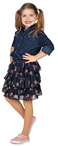 looksy Mädchen Strumpfhose 40 DEN Mikrofaser weich & elastisch blickdicht Kinderstrumpfhose für Schule Ballett & besondere Anlässe 3–12 Jahre