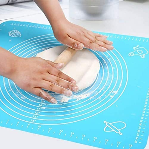 TAPPETINO in SILICONE per IMPASTARE stendipasta impasto CUCINA PASTICCERIA 50x40