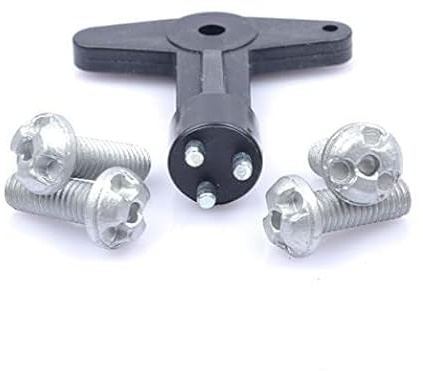 for RENAULT Clio Laguna Megane alloy wheel centre cap screws bolts with key
