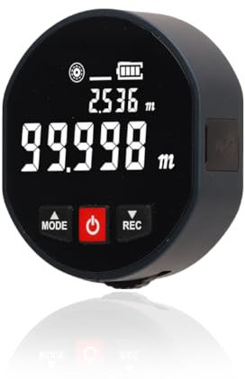 Metro a Nastro Digitale Elettronico, Misurazione Elettronica Del Nastro Digitale Righello a Rullo, 99.999m Ricaricabile Misura Di Nastro Elettronico Nastro Di Misurazione per Diametro Piatto Curvo