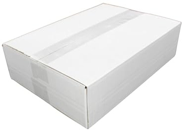 dimapax Faltkarton 350x250x100 mm - Kartonagen Faltkarton Kartons Päckchen (weiss, 25)