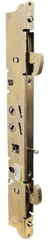 Easy Fix Hardware Dual Point 9-15/16 Mortise Lock (No FacePlate) with Anti-Slam Pin for Sliding Patio Glass Door Locking Mechanism Replacement | and Repair Door Lock Set - Alloy Steel