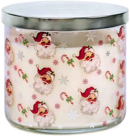 Weihnachtsduftkerze, 14 Unzen natürliche Sojawachskerze, Herzerwärmende Weihnachtsgeschenke für Freunde, Familie und Liebhaber (Weihnachtsmann)