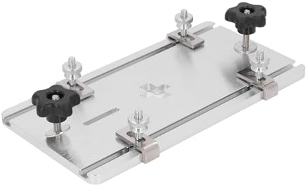 Tablero Abatible de Sierra de Calar Eléctrica - Placa de Inserción de Mesa de Enrutador de Aleación de Aluminio para Carpintería