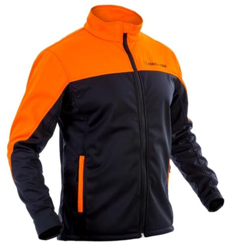 Forst-Extrem Beginner 2.0 Softshelljacke, anthrazit-orange, Forstjacke