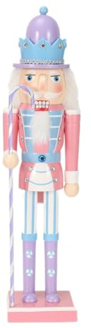YHAILI Candy Series - Figura de cascanueces de madera resistente, 50 cm, decoración de colección de caramelos para festivales