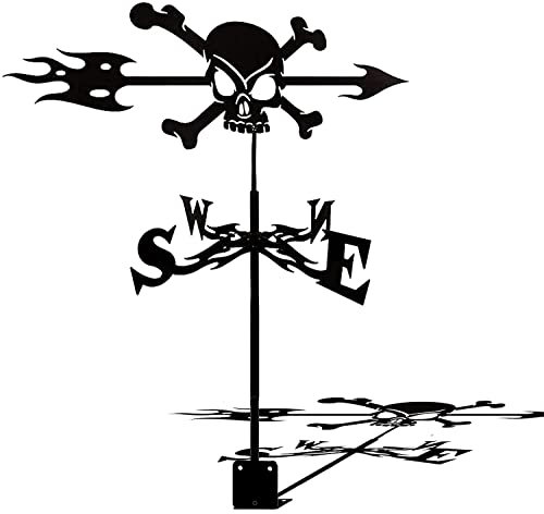 Veleta de Acero Inoxidable para jardín, Veleta Retro, veleros, Barcos de Guerra, Barcos Piratas, Veleta Creativa para jardín