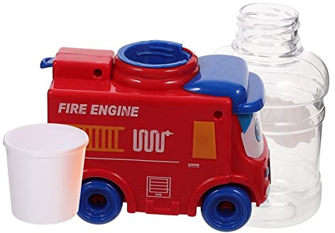 KOMBIUDA Toy Mini Water Dispenser Educational Fire Truck Water Fountain for Boys and Girls