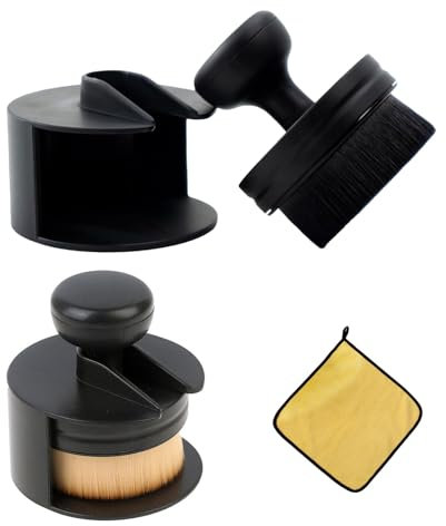 JBLJDWD 2Pcs Tyre Shine Applicator, Tyre Dressing Applicator, Car Detailing Brush Set, Includes Two Tyre Gel Applicators and One Cleaning Towel, Ideal for Tire Shine Application and Interior Cleaning