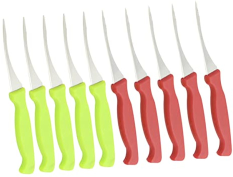 BIUDECO 10pezzi Pulitore per Gamberetti in Acciaio per Lenza per Gamberetti Sbucciatore per Gusci di Strumento per Sbucciare i Gusci di e Portatile Facile da Usare