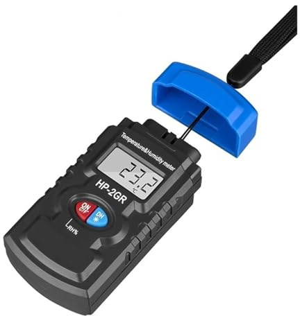 Misuratore di umidità digitale Temperatura e umidità Termometro Igrometri Dati di mantenimento con retroilluminazione Lettura istantanea