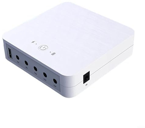 URPIZY Mini SAI 13200 mAh batería de ion de litio para router, módem, cámara CCTV, con salida de 5 V/9V/12V/19V y protección contra sobrecarga