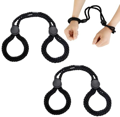 2 Pcs Bondage Seil Set,Bdsm Sex Bondage,Handschellen Für Sexspiele | Für Handgelenke Und Knöchel,Fesseln Sexspielzeug Für Paare,Einstellbares Bdsm Fesseln Und Bondage Rope,Für Paare Sex Toys