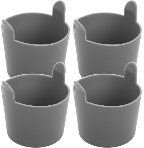 BESTYASH 4 piezas Molde de Silicona para Huevos Freidora de Aire Resistente Altas Temperaturas Reutilizable Flexible y Plegable Apto para Microondas y Horno Fácil Limpieza Ahorro de