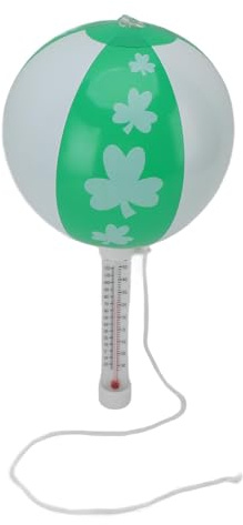 Aramox Floating Pool Thermometer, PVC Plastic with String, Indoor Outdoor Water Temperature for Hot Tubs and Aquariums
