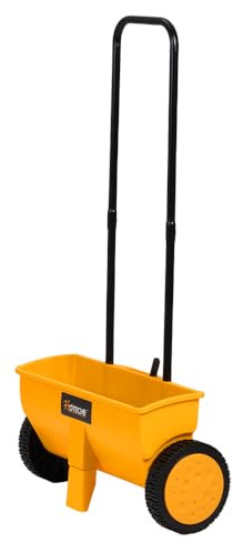 Hoteche 12 l spridare, 450 mm arbetsbredd, orange-svart, färglåda