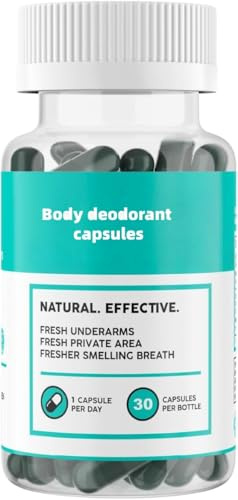 Cápsulas Desodorizantes Corporales | Para la salud intestinal | Desintoxicación y Apoyo Digestivo | Olor natural | Ayuda a desodorizar el cuerpo