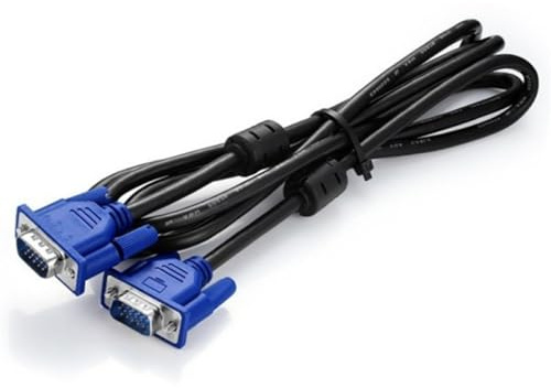 Nucelit Klar VGA-kabel datorer bildskärmar hane till hane sladd för datorskärmar HDTV-projektorkabel 150 cm