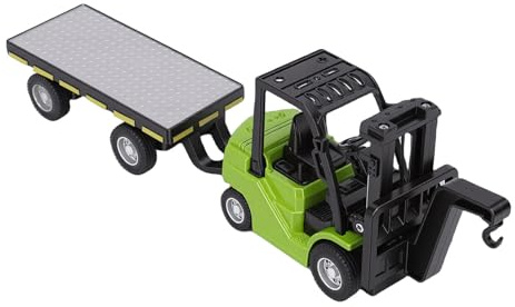 Dilwe Carrello Elevatore RC, Lega, Scala 1:64, 200 MAh (GREEN) | App Controllo Smartphone Bluetooth, Rotazione a 360° Multi Direction Drive, Riproduzione con Display Desktop Compatto