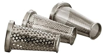 Louis Tellier - Kit 3 Grilles en Inox pour Moulin à Coulis/Extracteur à Jus - 6 mm, 3 mm et 1 mm