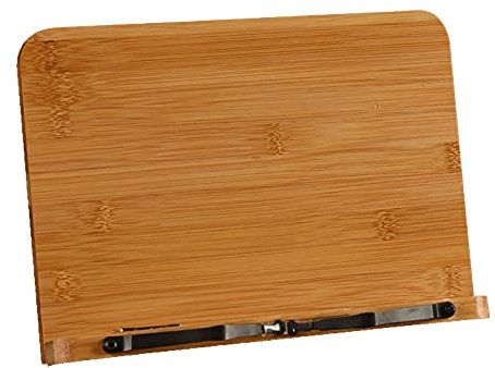 Leseständer Kochbuch steht tragbare Buchleseständer für Schreibtisch Buchhalter einstellbare Höhe für Tablet-Handy-Laptop-Halter mit Clip Bücherregal (Size : M-Medium)