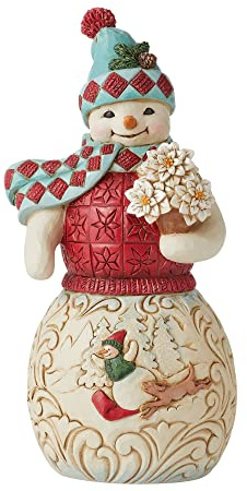 Horray for Snow Days Snowman Figurine - Heartwood Creek by Jim Shore