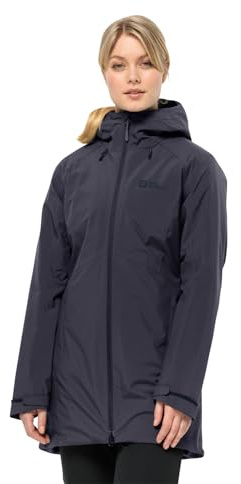 Jack Wolfskin Damen Heidelstein Ins Jkt W Coat, graphite, S EU