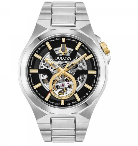 Bulova Men's Automatic Watch Maquina 98A224 Steel case and Bracelet