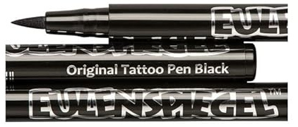 NEU Theater-make-Up Karnevalsschminke Tattoo Stift/Eyeliner-Pen, Schwarz
