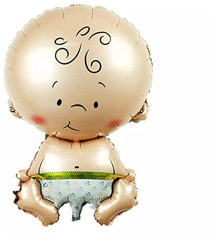 Folienballon Baby Boy, Junge, ca. 78 x 49 cm - Party Luftballon Deko Dekoration Kindergeburtstag Helium Heliumballon XXL Ballon Geburt Geburtstag Baby Girl boy Mädchen Junge Babyparty