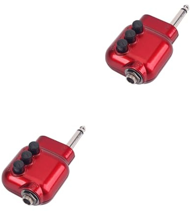 Gadpiparty 2pezzi Preamplificatore Mini Con Eq Basso e Accessori Per Chitarra Acustica Design Compatto e Leggero Materiale Per Amplificare Stereo Domestico e Strumenti Musicali
