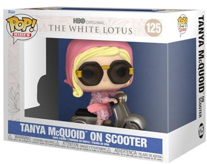 Funko Pop! Rides: White Lotus - Tanya McQuoid på Scooter på Scooter - Samlarobjekt vinylfigur - Presentidé - Officiella varor - Leksaker för barn och vuxna - TV-fans - modellfigur för samlare