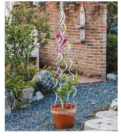 Rankgitter Metall Himbeeren Rosen Rankhilfe, Rosenspalier für den Innenbereich, Käfig für den Garten – Verstellbarer Pflanzenstützkäfig, Gurke, Rose, Blumen, Obst, Spalier für Kletterpflanzen (Color