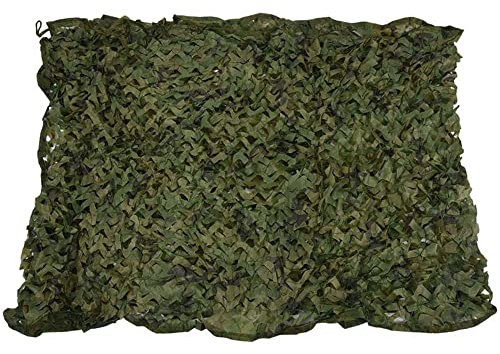 FYRTA Camo Netting Camouflage Netting, with Mesh Backing, Hunting Blind Nets, Sunshade Canopy, Army Tarp Fence Net for Party Decoration, Outdoor Sunshade, 4.9ftx26.24ft(1.5mx8m)
