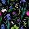 TULTOAP Papel pintado autoadhesivo con flores negro, 40x600 cm, papel pintado adhesivo para muebles, impermeable, papel pintado vintage, para cocina, salón (40 x 600 cm)